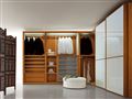 Pianca offers tailor made solutions for your home. A multitude of materials and finishes further enrich the possibilities for personalization: for example, the possibility to have personalized lacquer on request, within the entire range of RAL colours.
SIPARIO: daniellia open closet and wardrobe with Link daniellia and white painted glass sliding doors.